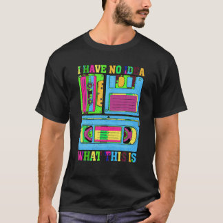 私はアイディアがない男の女の子70s 80s tシャツ
