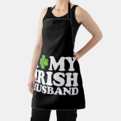 私はアイルランドの夫カップルの聖パトリックの日が大好き エプロン (インサイチュ)