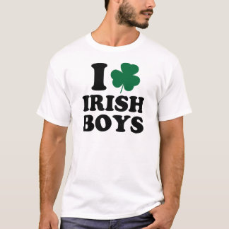 私はアイルランドの男の子を愛します Tシャツ