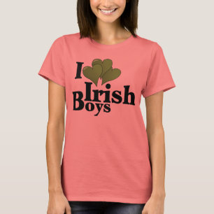 私はアイルランドの男の子を愛します Tシャツ
