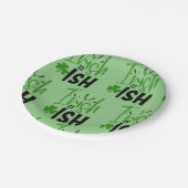 私はアイルランドの聖パトリックの日 ペーパープレート (アングル)