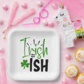 私はアイルランドの聖パトリックの日 ペーパープレート (パーティー)