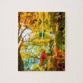 私はアイルランドを愛している私たちの小さな人々レプレチャウン ジグソーパズル (縦)