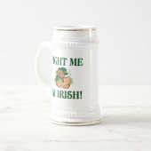 私はアイルランド人だ ビールジョッキ (正面左)