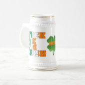 私はアイルランド人だ ビールジョッキ (正面左)