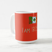 私はアイルランド人です コーヒーマグカップ (正面左)