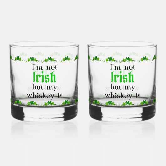 私はアイルランド人ではないが、私のウイスキーは – シャーロック ウイスキーグラス (裏面)