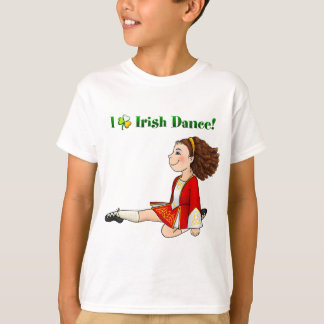 私はアイルランド人のダンスを愛します Tシャツ