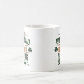 私はアイルランド人のマグカップの彼氏 コーヒーマグカップ (中央)