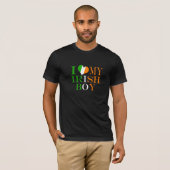 私はアイルランド人の少年を愛している Tシャツ (正面フル)