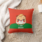 私はアイルランド系のかわいい動物 クッション (ブランケット)