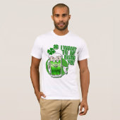私はアイルランド語中ありたいと思います Tシャツ (正面フル)