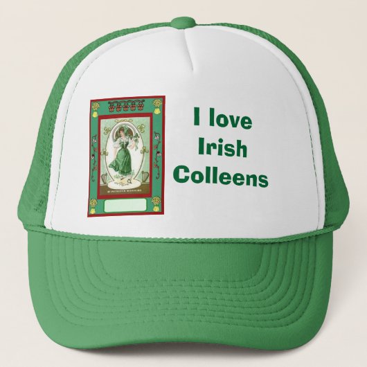 私はアイルランド語Colleensを愛します キャップ (正面)