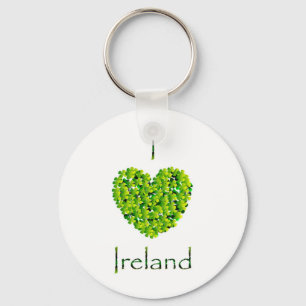 私はアイルランドKeychainを愛します キーホルダー