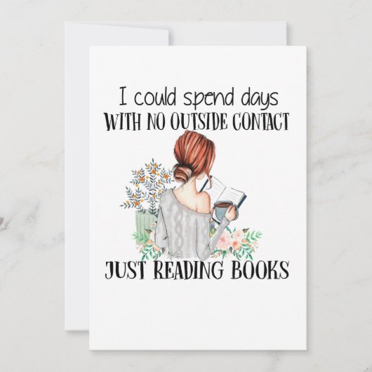 私はアウトサイドなしで日を過ごすことがで連絡きた サンキューカード (正面)