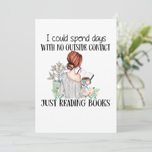 私はアウトサイドなしで日を過ごすことがで連絡きた サンキューカード (スタンド正面)