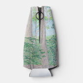 私はアウトドアシーレイク&ウッズカラーペンシルスケッチ ボトルクーラー (裏面)