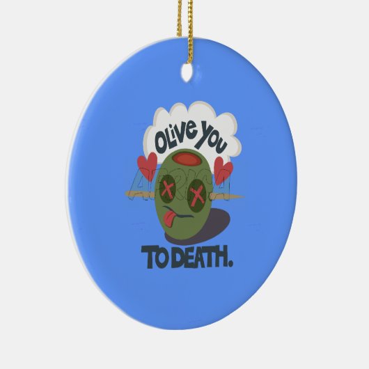 私はアカッコいいフリカ美術が大好き セラミックオーナメント (右)