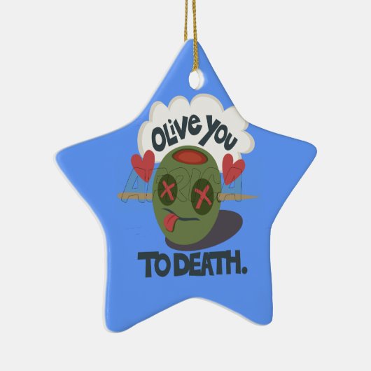 私はアカッコいいフリカ美術が大好き セラミックオーナメント (右)