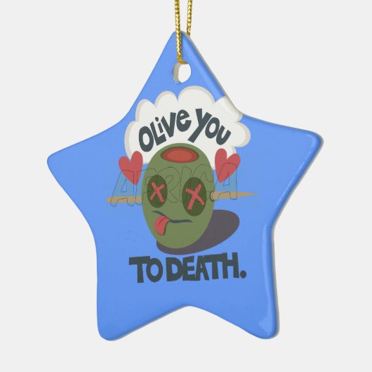 私はアカッコいいフリカ美術が大好き セラミックオーナメント (左)