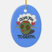 私はアカッコいいフリカ美術が大好き セラミックオーナメント (正面)