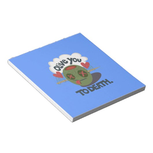 私はアカッコいいフリカ美術が大好き ノートパッド (アングル)