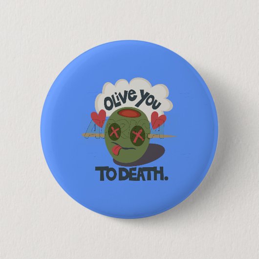 私はアカッコいいフリカ美術が大好き 缶バッジ (正面)