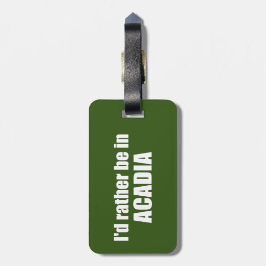 私はアカディアに行きたい ラゲッジタグ (裏面縦)