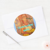 私はアコースティック遊ガールになりたい ラウンドシール (封筒)