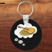 私はアコースティック遊ギター2になりたい キーホルダー (正面)