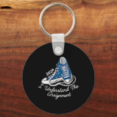 私はアサインスニーカーと真珠カムを理解 キーホルダー (正面)