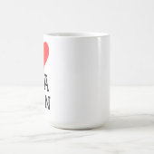 私はアシカが好き コーヒーマグカップ (中央)