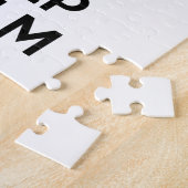 私はアジア人で落ち着き保ない ジグソーパズル (側面)