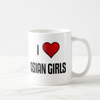 私はアジア女の子のマグを愛します コーヒーマグカップ