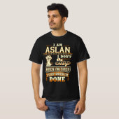 私はアスラン。疲れストップたら Tシャツ (正面フル)