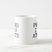 私はアスリートだ コーヒーマグカップ (中央)