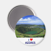 私はアゾレス諸島が大好き マグネット (正面/裏面)