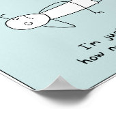 "私はアップ与えしていない"ポスター(風景) ポスター (角)