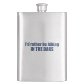 私はアディロンダックでハイキングしたい フラスク (正面)