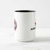 私はアデノシンを憎みます-真面目なコーヒー恋人のために襲って下さい! マグカップ (中央)