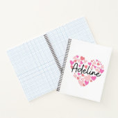 私はアデラインが大好き ノートブック (内部)