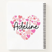 私はアデラインが大好き ノートブック (裏面)