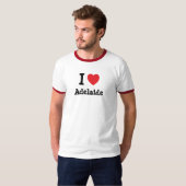 私はアデレードハートTシャツが大好きです Tシャツ (正面フル)