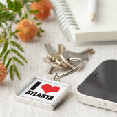 私はアトランタusaが大好き キーホルダー (側面)