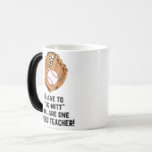 私はアドミットしなければならない、あなたは一つの素晴らし先生 モーフィングマグカップ (正面左)