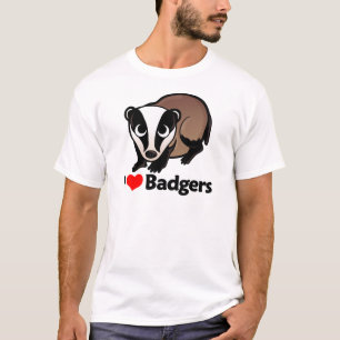 私はアナグマを愛します Tシャツ