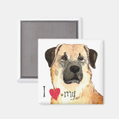 私はアナトリアの羊飼いが大好き マグネット (正面/裏面)