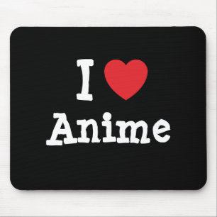 私はアニメが大好きカスタムでパーソナライズされたす マウスパッド