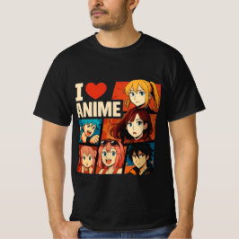 私はアニメのファンアートが大好き Tシャツ