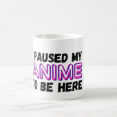 私はアニメを一時停止してここに来た コーヒーマグカップ (中央)